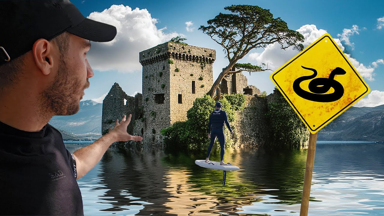 Dormir dans un Château Abandonné Enfoui et Serpentant + Surf Électrique 🐍🏄‍♂️