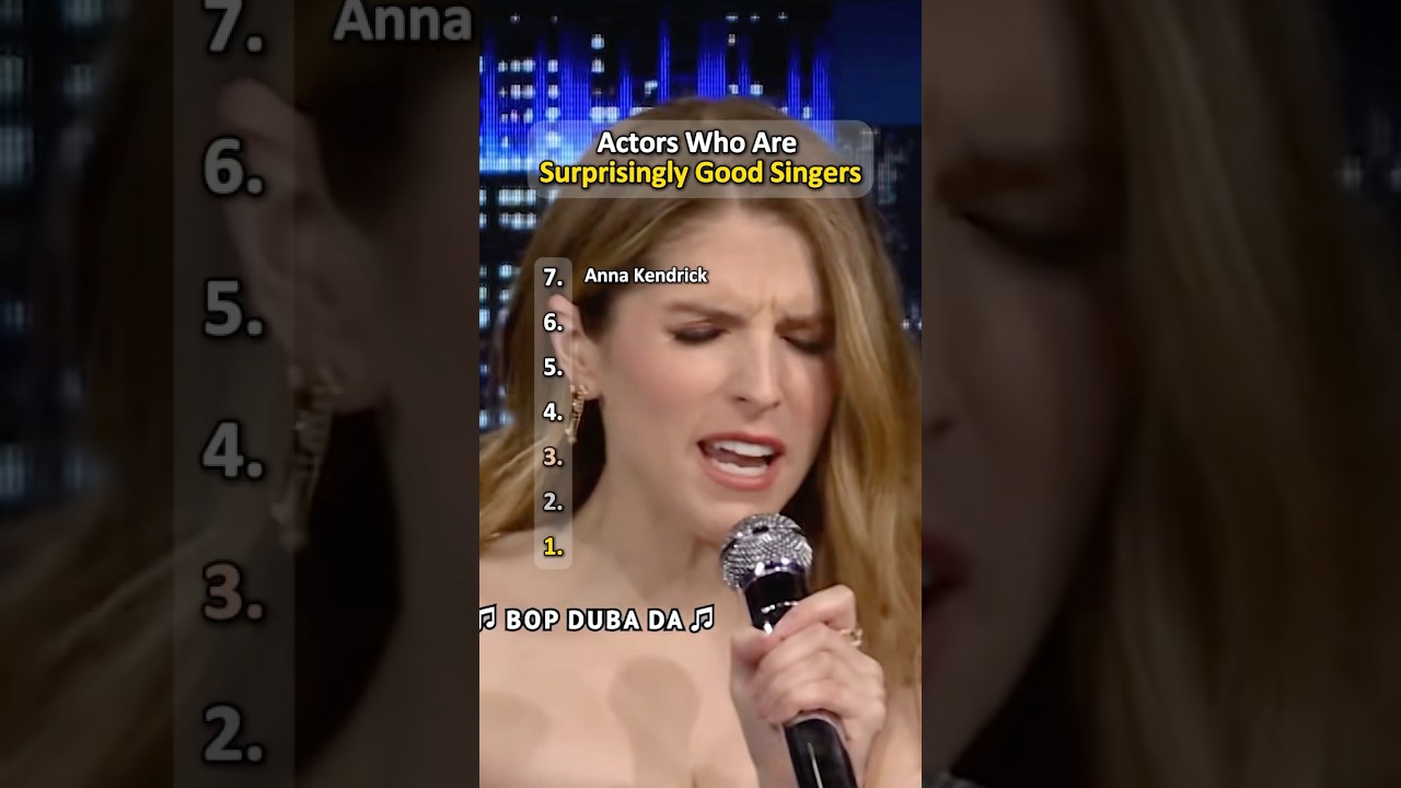 Actors Who Surprise as Talented Singers 🎤