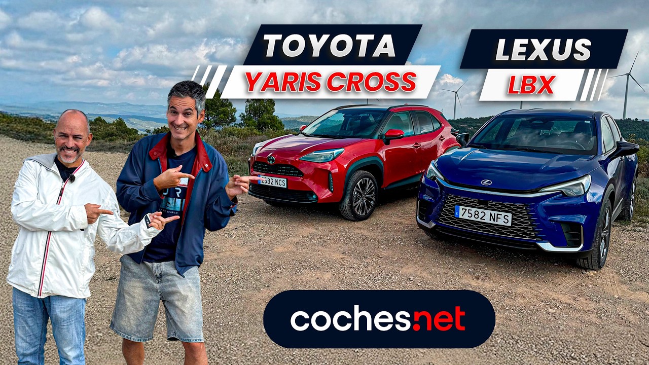 Lexus LBX vs Toyota Yaris Cross | Comparativa / Test / Review en español | coches.net