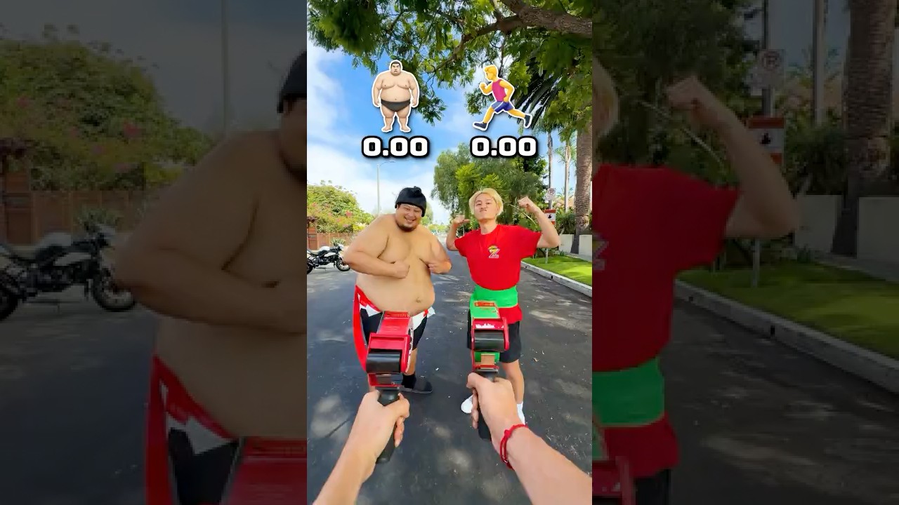 Speed Test VS Sumo Wrestler!