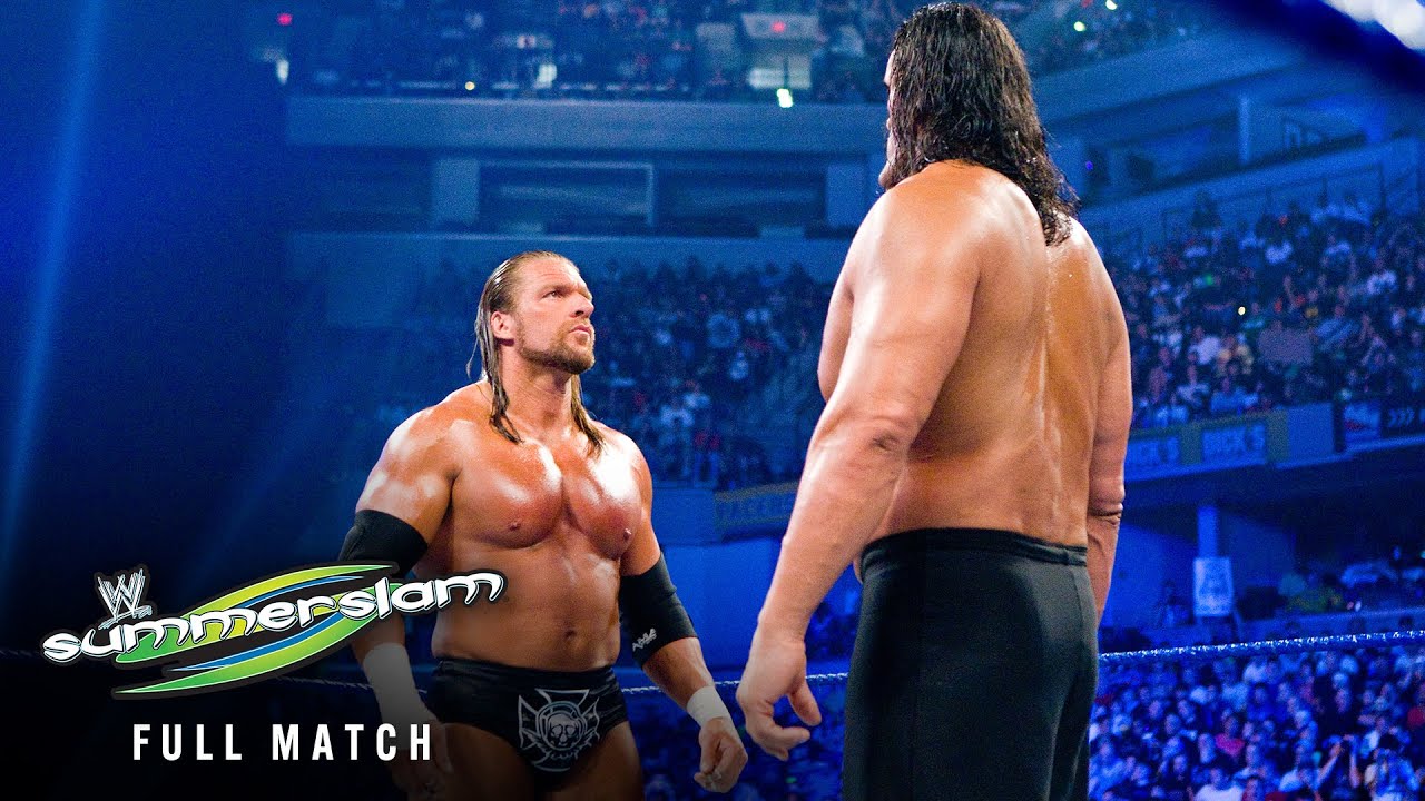 Triple H vs. Khali WWE Title Match SummerSlam 2008