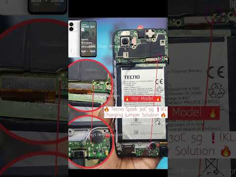 🔥 Tecno Spark 30C (KL8H) Charging Jumper Solution 🔥#india