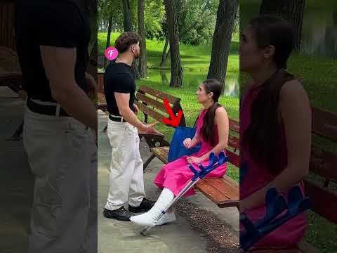 Kindness ❤️ in the Park: Elderly Couple's Quick Action #kindness #park #shorts