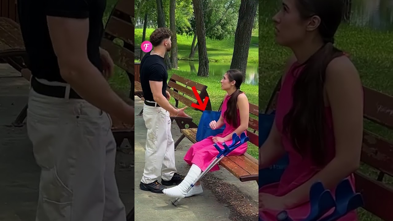 Elderly Couple's Quick Kindness in the Park ❤️