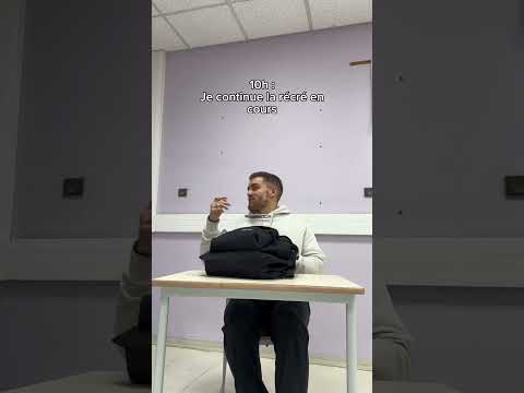 Dans la tête des élèves pendant une journée de cours ! #college #eleve #eleves #fun #humour #prof