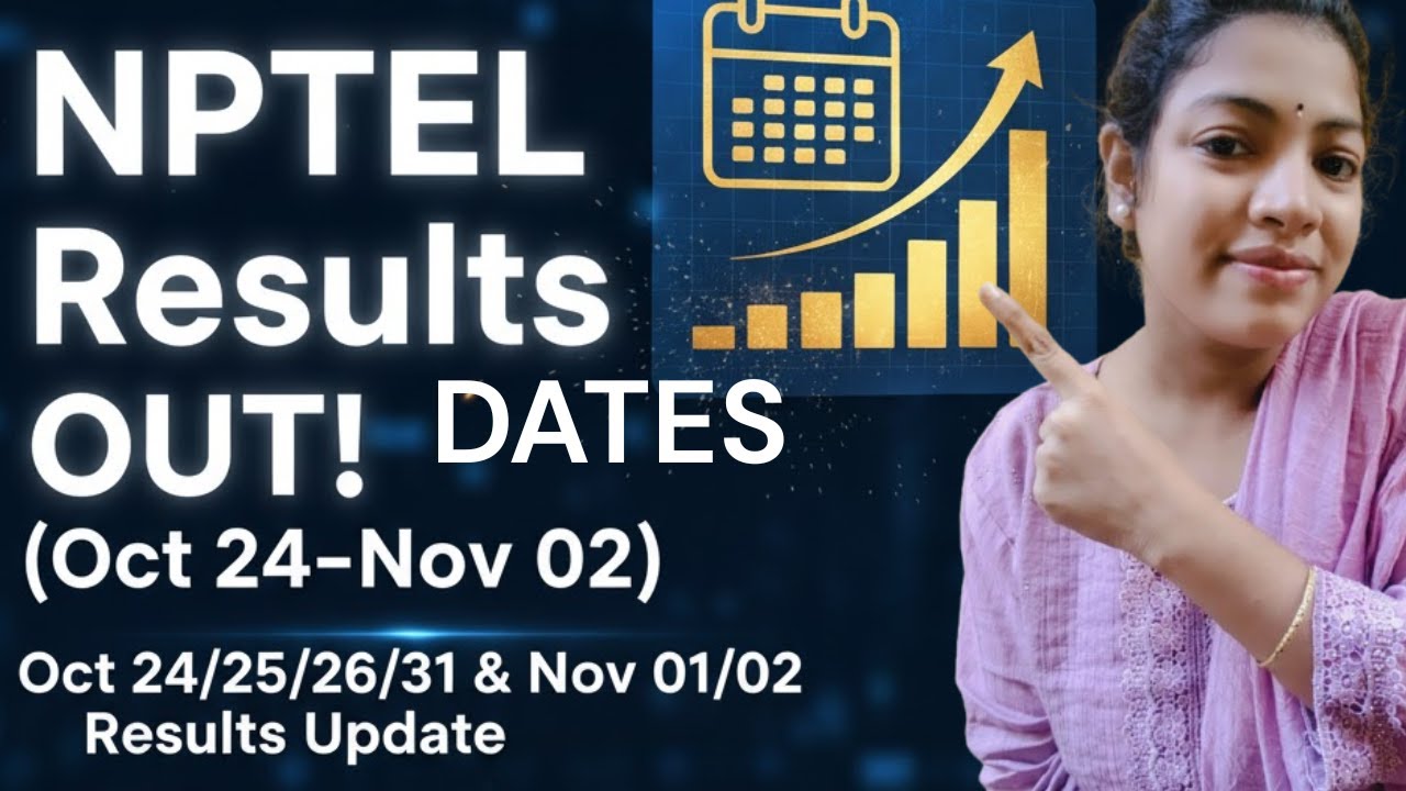 NPTEL Results Out for Oct-Nov 2025 Exams 📊