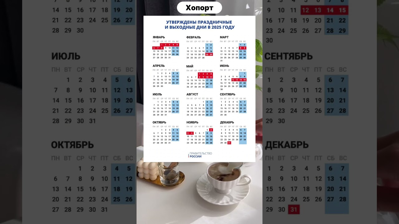 Праздничные и выходные дни 2025: полный календарь и важные даты 🎉