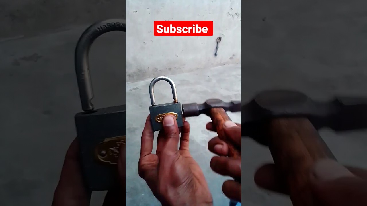 Quick Hack: Open a Lock Without a Key Using a Hammer π