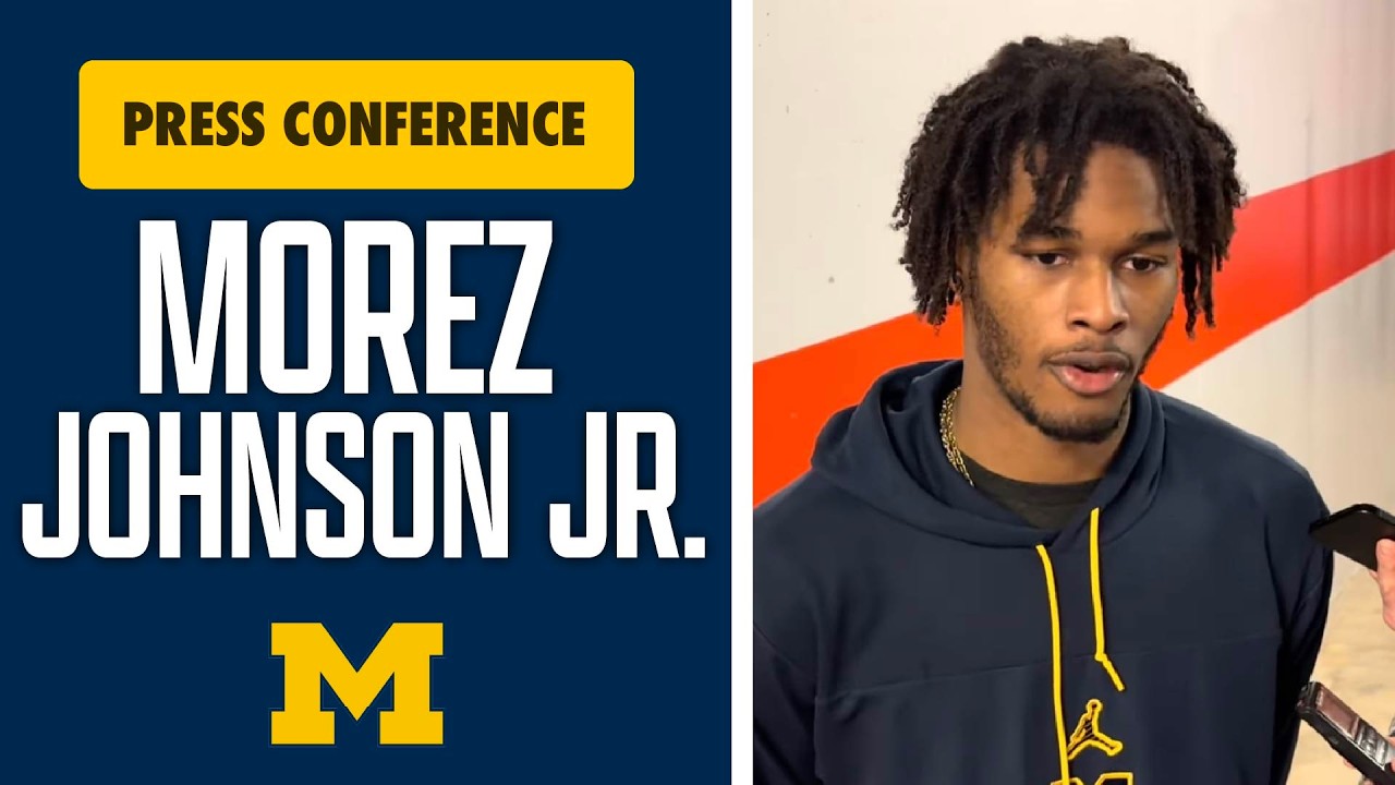 Morez Johnson Jr. Reacts to Michigan's Big Ten Win 🏆