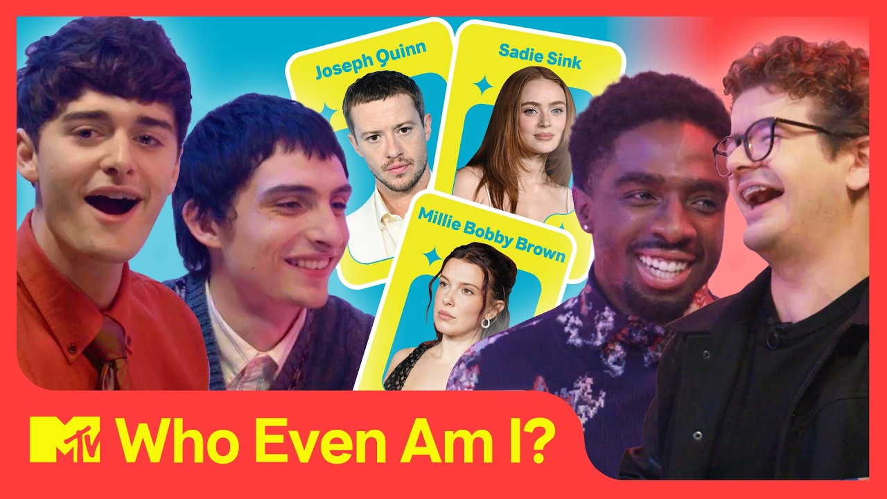 Stranger Things Cast Plays Chaotic 'Who Even Am I?' Game 🎲