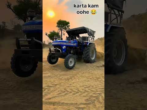 sonalika 55 karta kam oohe😂| rj49 tractors | #rj49tractors #sonalika55 #shortsfeed #shorts #tractor