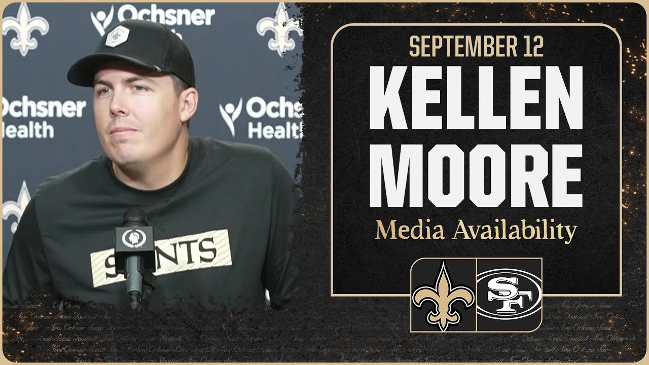 Kellen Moore Shares Insights on QB Development & Saints’ Injury Update 🏈