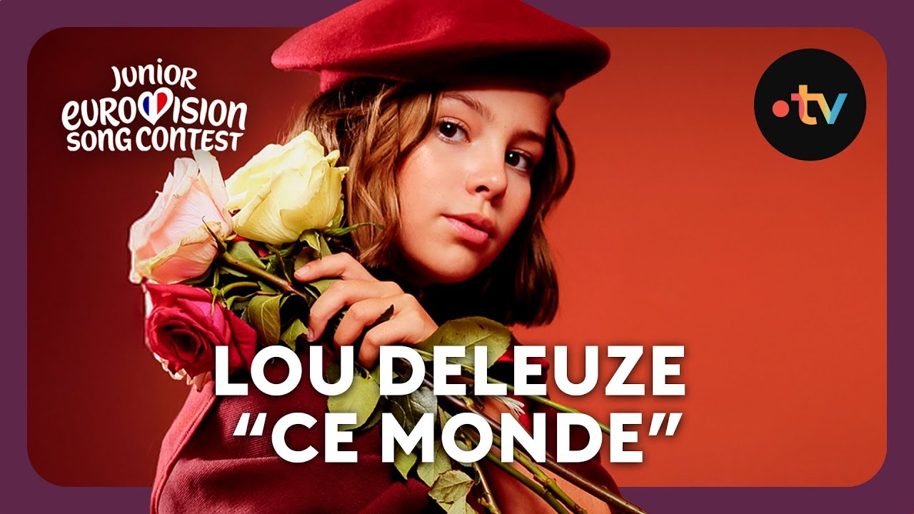 đ Gagnante Eurovision Junior ! Lou Deleuze - Ce monde lyrics vidĂ©o | đ«đ· France | 2025