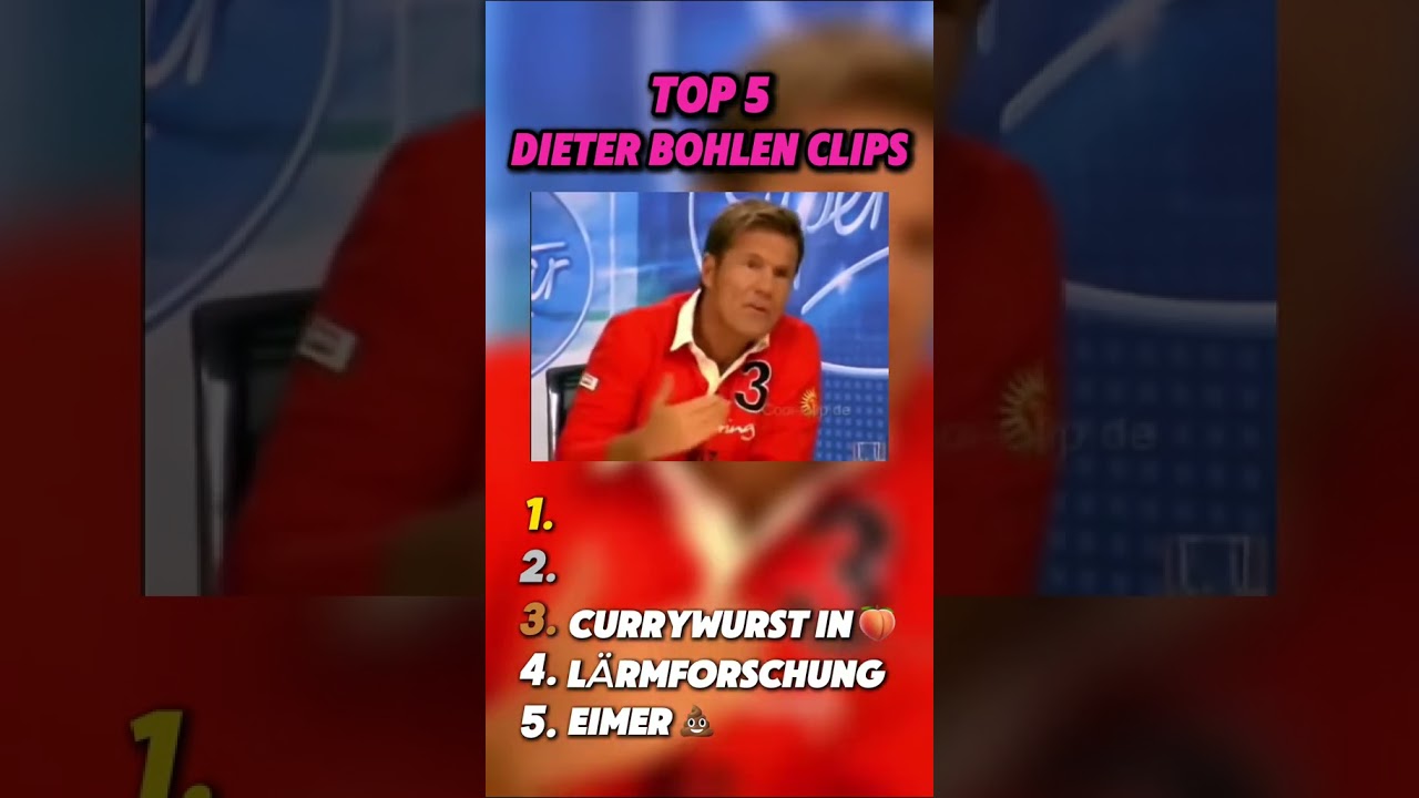 Top 5 Best of Dieter Bohlen: Top 5 Memorable Quotes & Clips 🎤