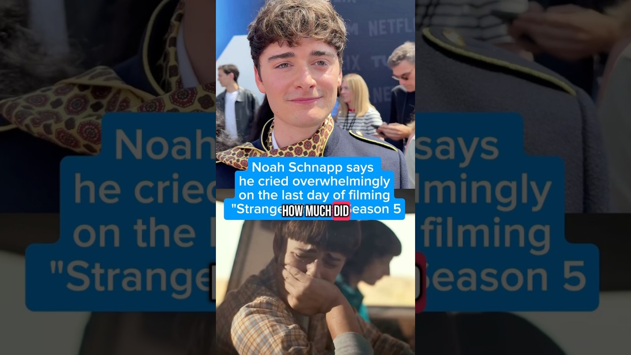 Noah Schnapp Tears Up on Final Day of Stranger Things 5 ๐ข