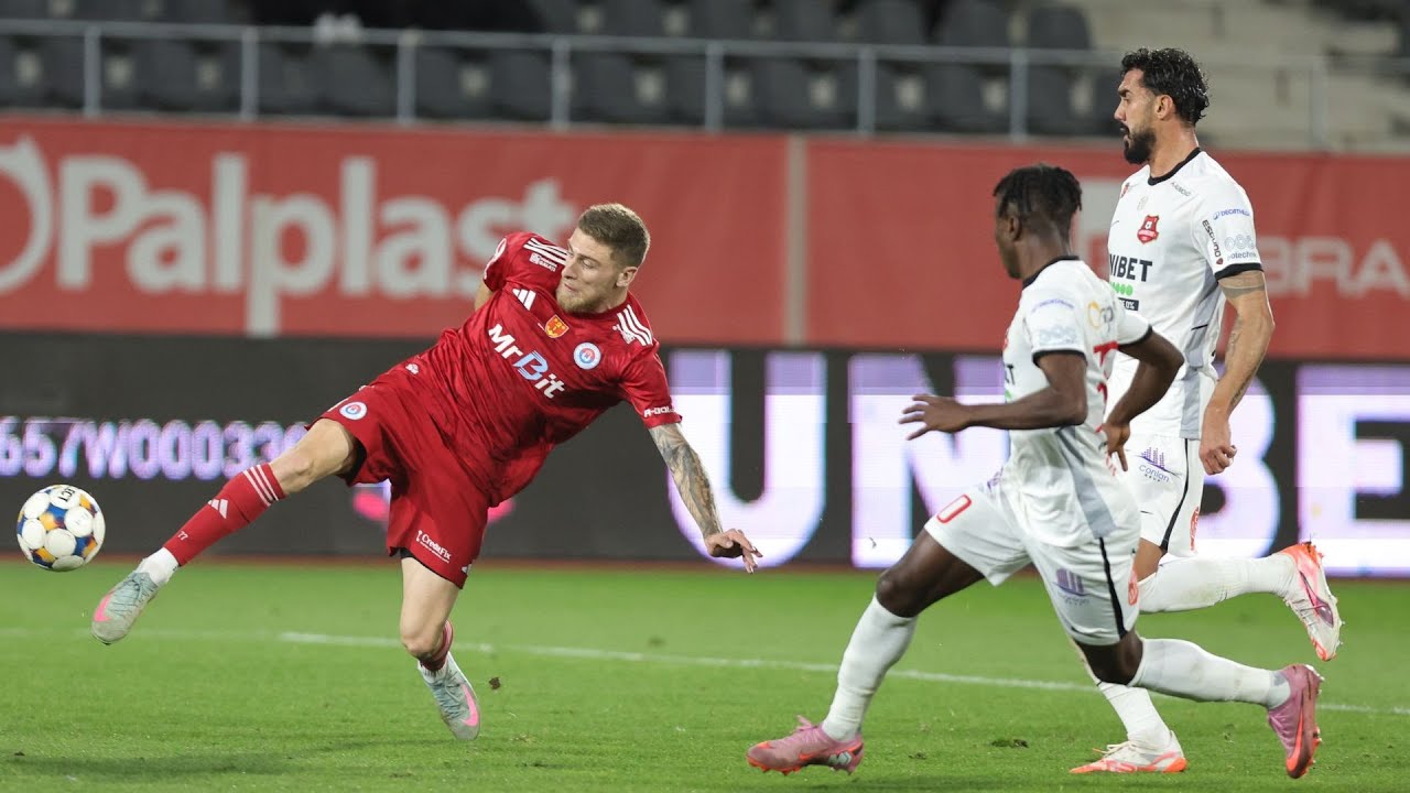 Rezumat: Hermannstadt - Oțelul 1-3 | Oțelul domină cu 10 jucători și câștigă clar în Superliga ⚽