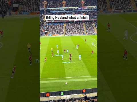 Erling Haaland fantastic goal today Man City vs Bournemouth #football #premierleague