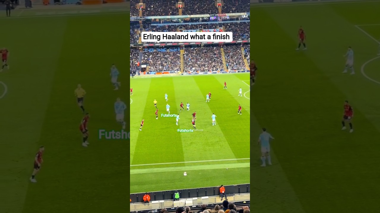 Erling Haaland Scores Stunning Goal for Man City Against Bournemouth ⚽