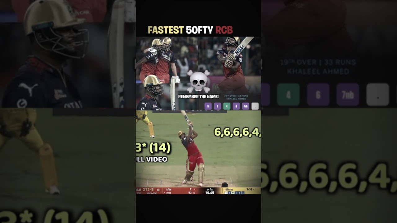 Romario Shepherd vs Khaleel Ahmed in RCB vs CSK 😱