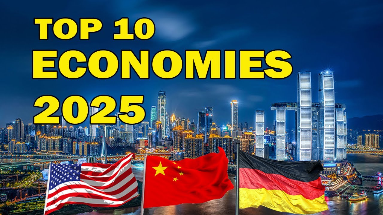 World’s Top 10  Biggest Economies in 2025 🌍 | IMF Global Rankings