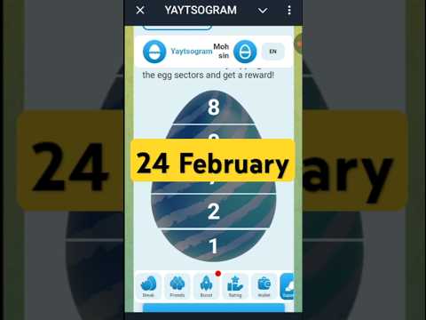 Yaytsogram 24 February Cipher Code | Today Yaytsogram Cipher Code #yaytsogram #airdrop #chiphercode