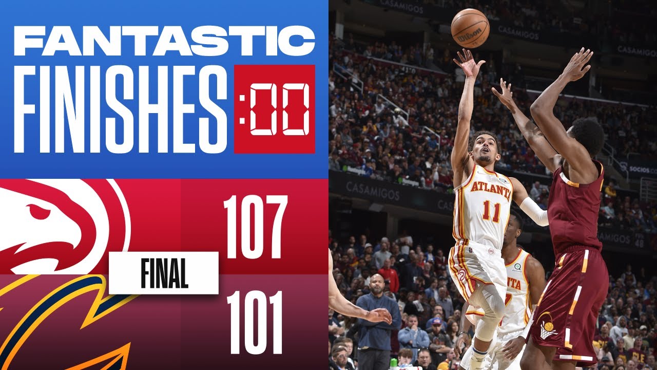 Epic Finish! Hawks vs Cavaliers - Unbelievable 2:14 Wild Ending π₯