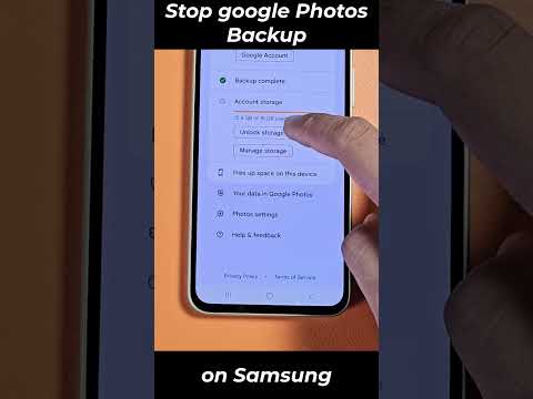 How to turn off Google Photos backup on Samsung
