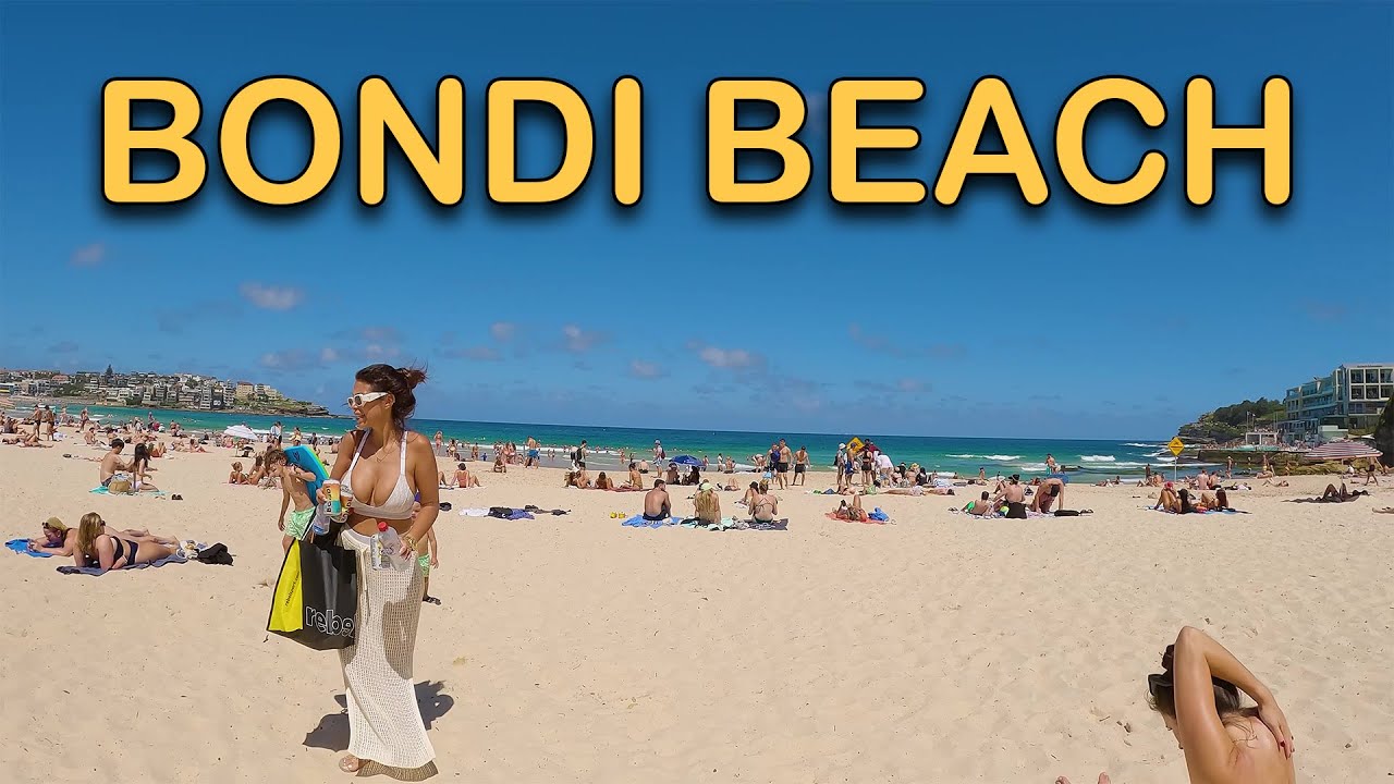 Stunning Bondi Beach Walk in Australia | January 2024 🏖️