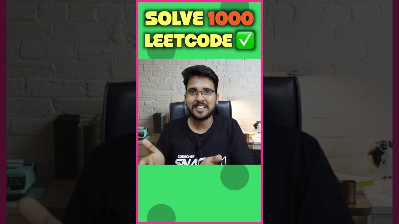 LeetCode Problem Solving | 1000 Problems Target ❤️ #shorts #princebhai