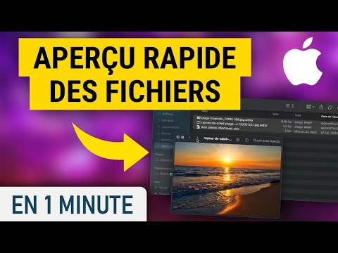 Utilisez Quick Look au lieu de Preview pour afficher les fichier sur Mac