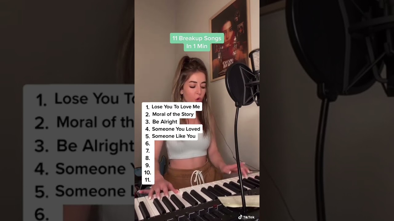 11 Breakup Songs in 1 Minute 🎶