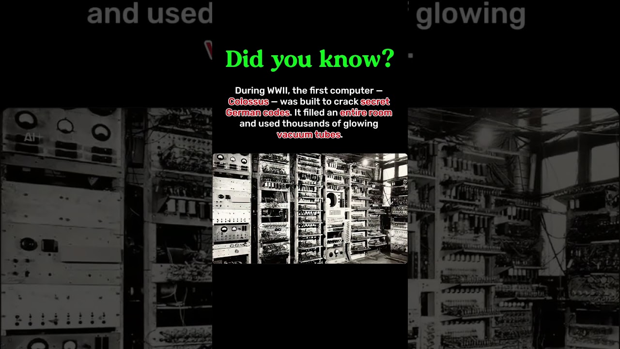 How the First Programmable Computer Helped Win WWII 🖥️