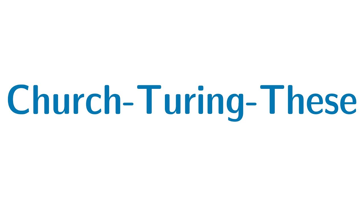 Berechenbarkeit #02 - Church-Turing-These