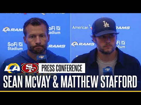 Sean McVay & Matthew Stafford Postgame Press Conference Following 49ers Matchup