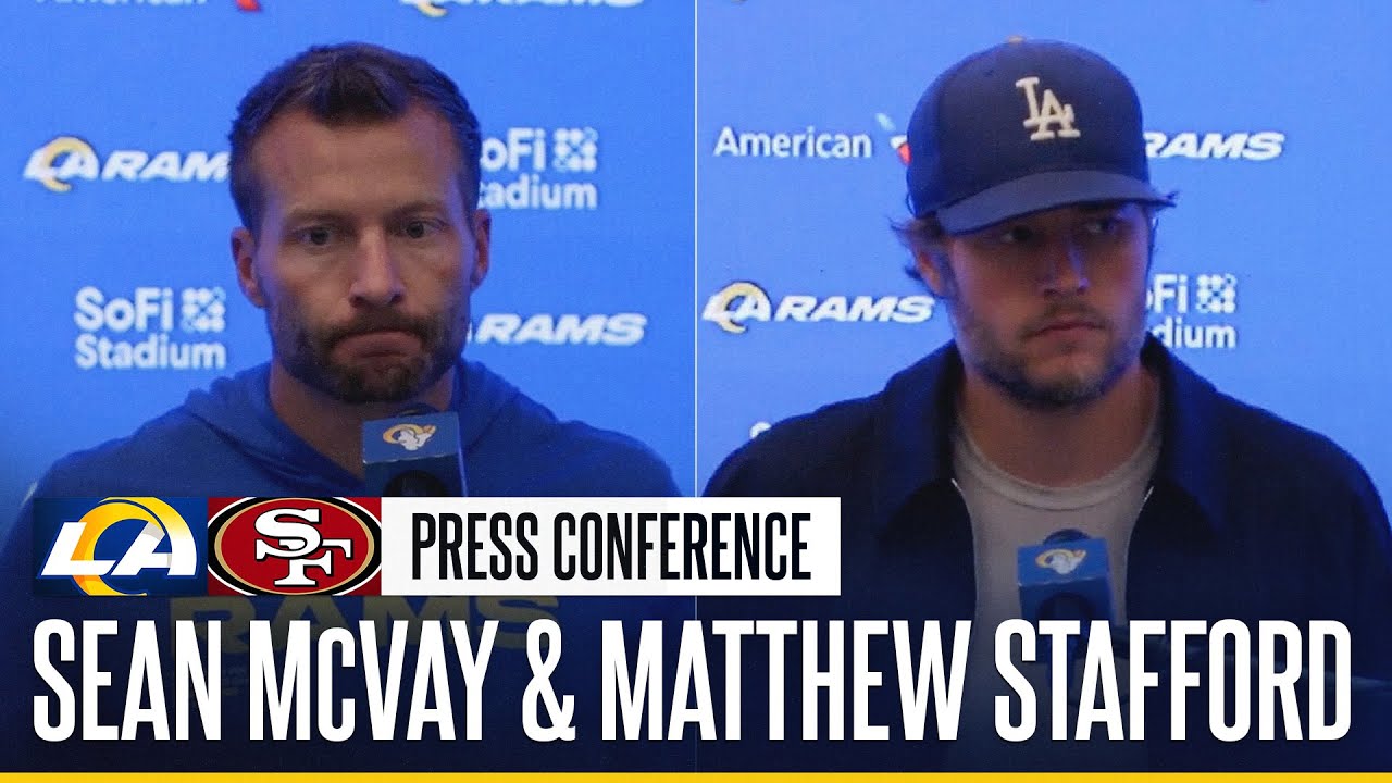 Sean McVay & Matthew Stafford React to Rams' Tough Loss Against 49ers π
