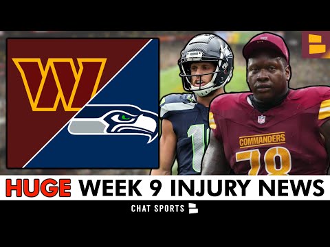 The Washington Commanders Just Got HUGE INJURY NEWS That Impacts Their Week 9 Matchup vs. Seattle