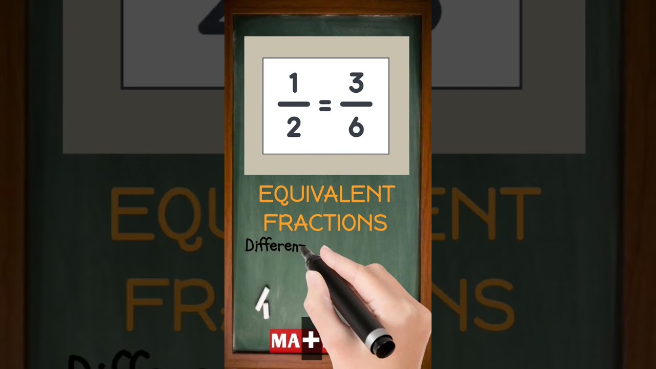 Understanding Equivalent Fractions in 30 Seconds ✨