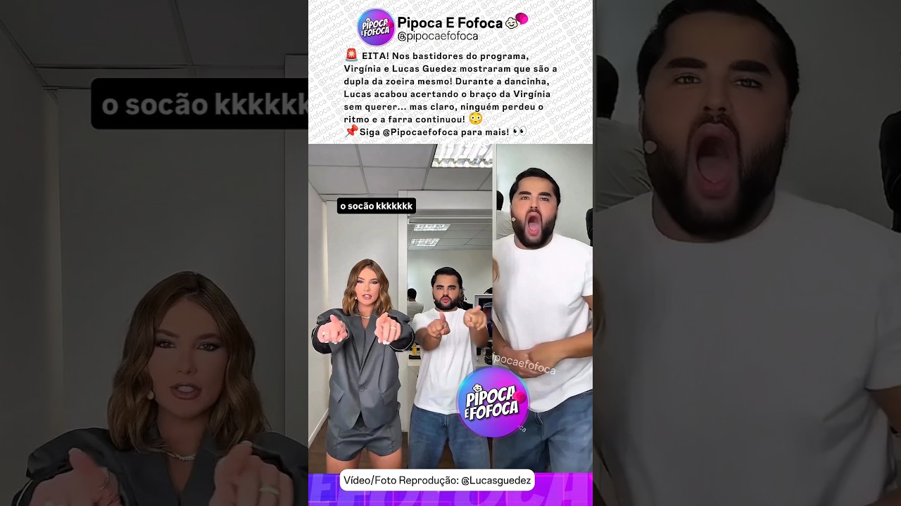 Lucas Guedez Acerta Virgínia No Meio Da Dancinha #shorts #virginia