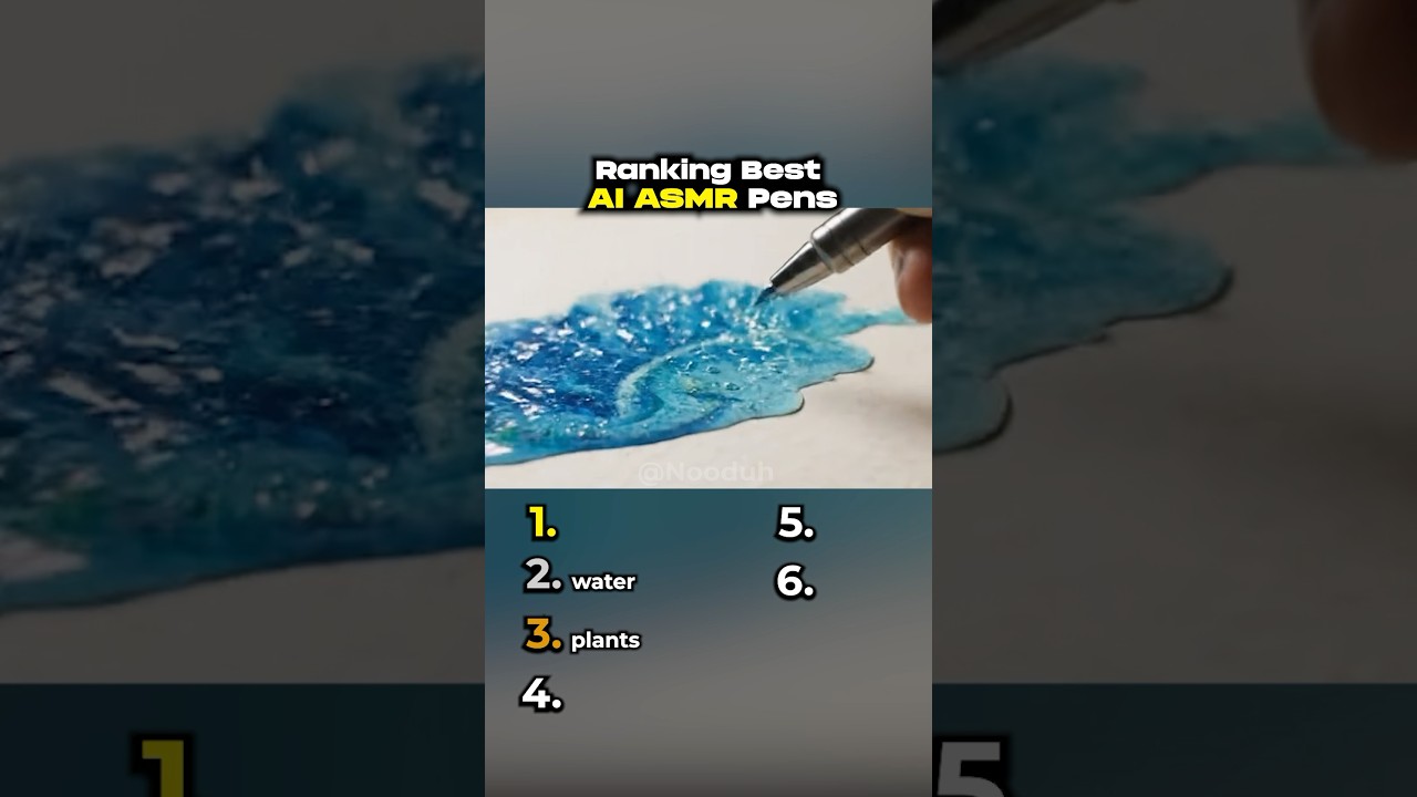 Top AI ASMR Pens Ranking 🖊️
