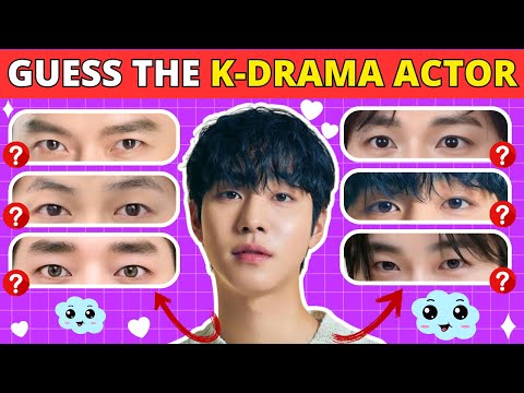 Guess the K-DRAMA ACTOR by their EYES👁🗨