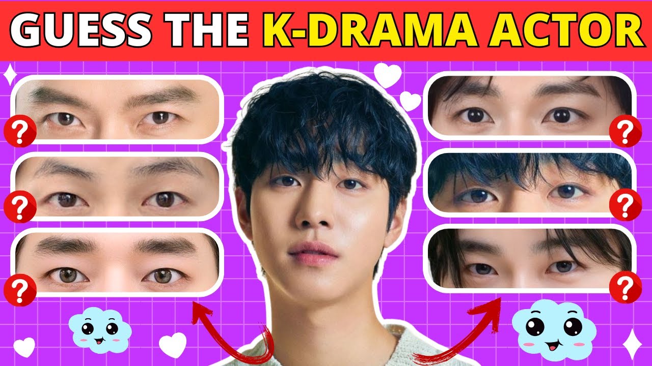Can You Recognize These K-Drama Actors Just by Their Eyes? 👁️