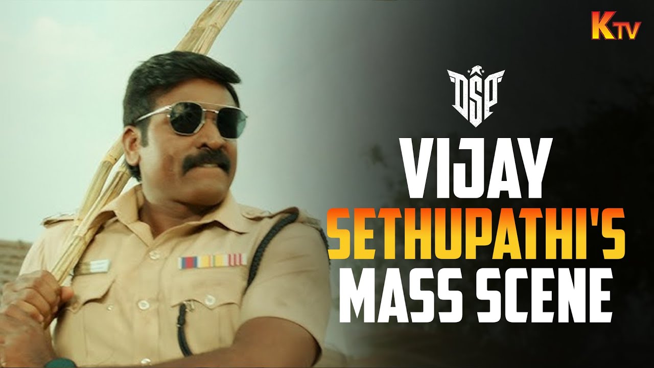 Vijay Sethupathi's Intense Cop Mode Unleashed in DSP Scene 🚓