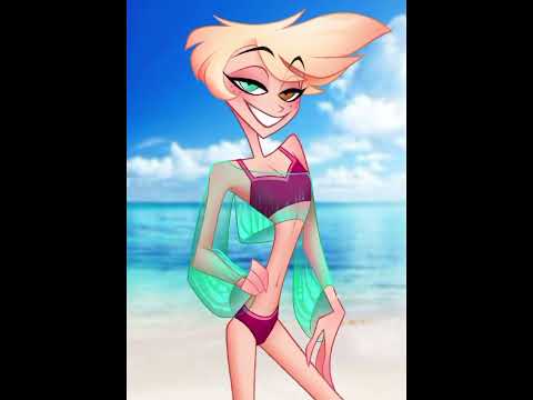 Beach day #human #hazbinhotel  #subscribeformorevideos|The artist is (@o_senead) Connor on twitter|