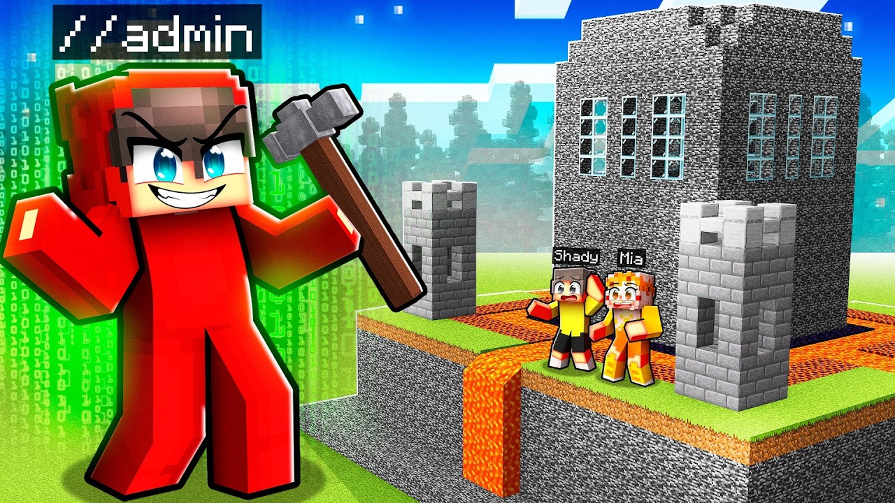 Admin Cash Builds the Most Secure Minecraft House 🏠