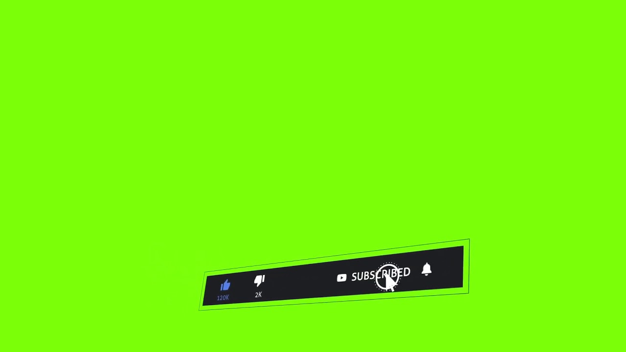 YouTube Green Screen Bell Icon Animation (2020) ๐
