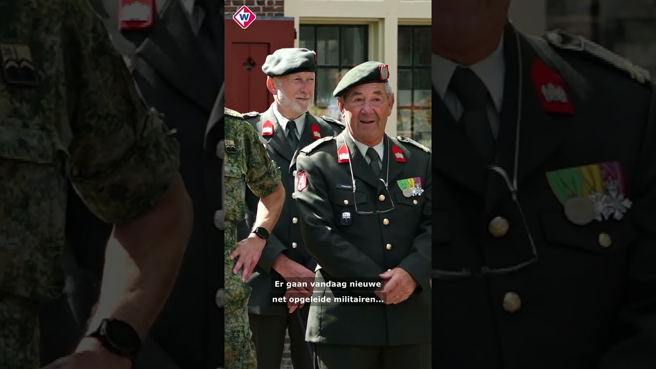 Reservisten beëdigd tussen volle terrassen | #shorts