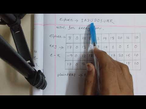 Lecture 10 Vernam Cipher