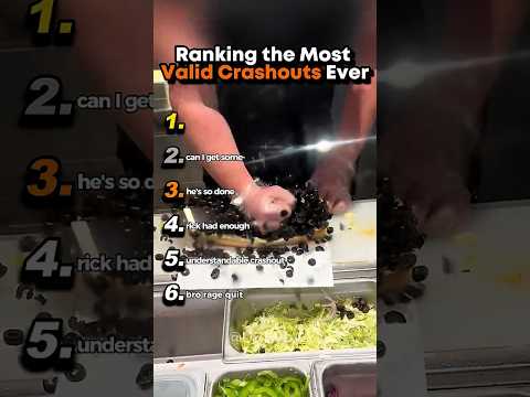 Ranking the Most VALID Crashouts Ever #shorts