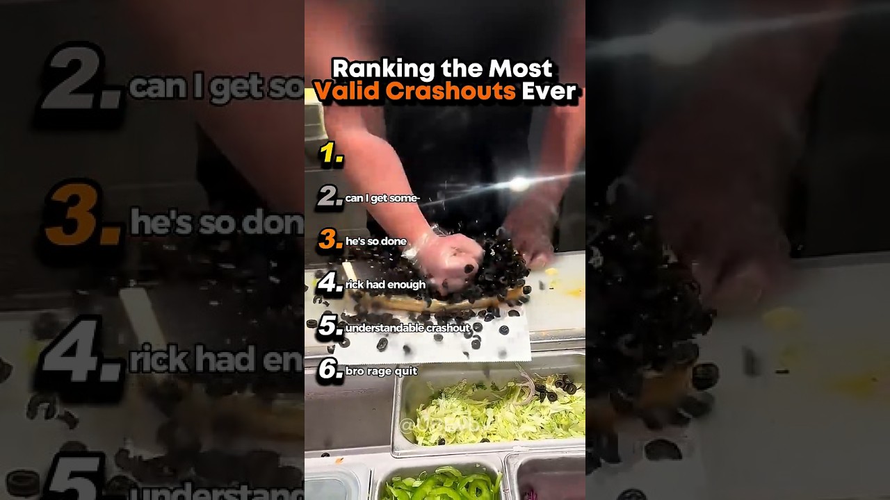 Top Valid Crashouts Ranked