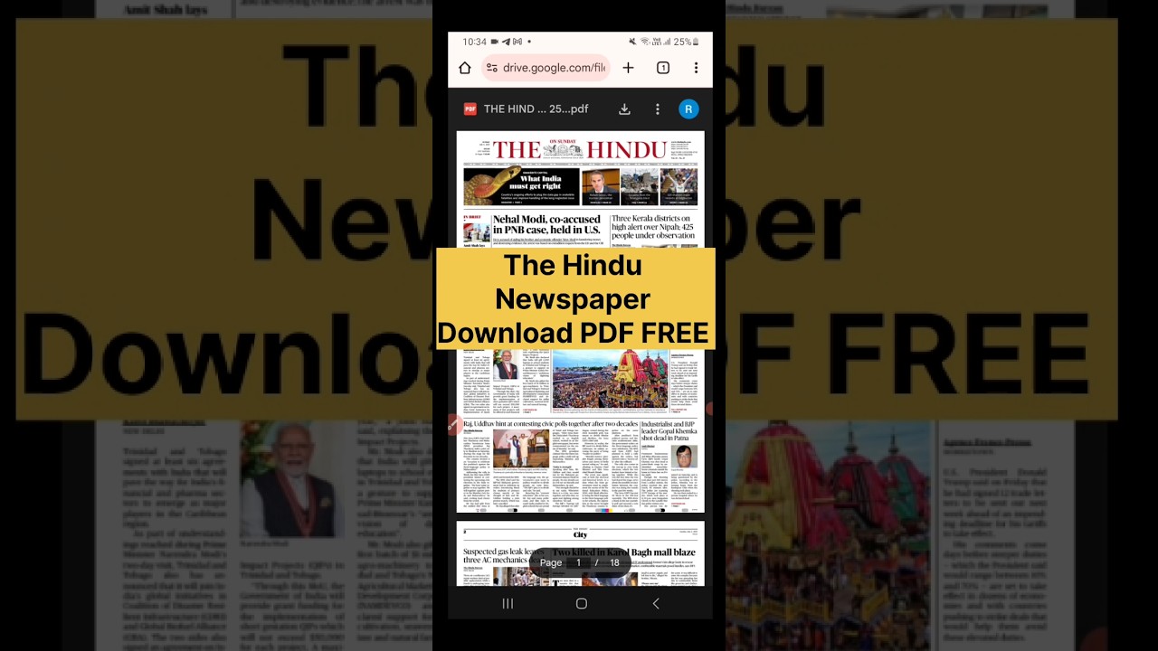 How to Download The Hindu Newspaper PDF for Free